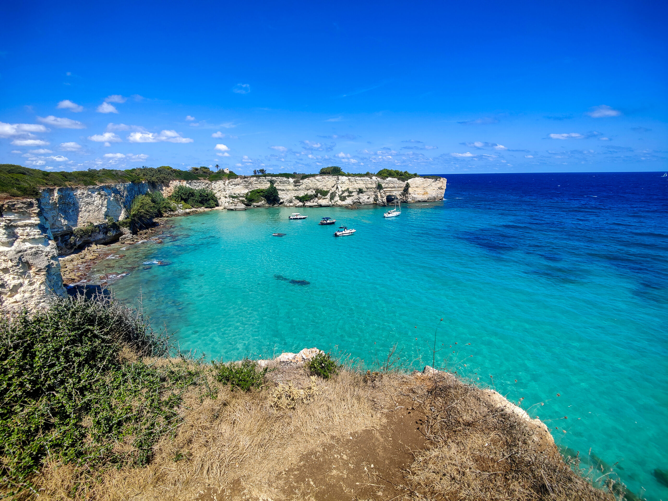 Otranto und Baia de Turchi